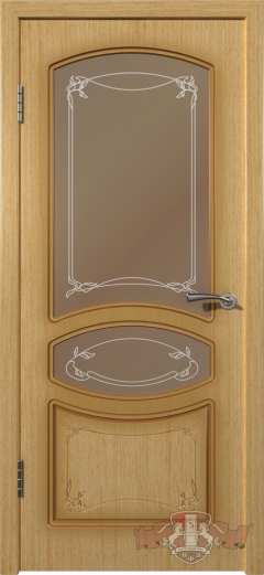 Межкомнатная дверь Версаль 13ДР1 Светлый дуб