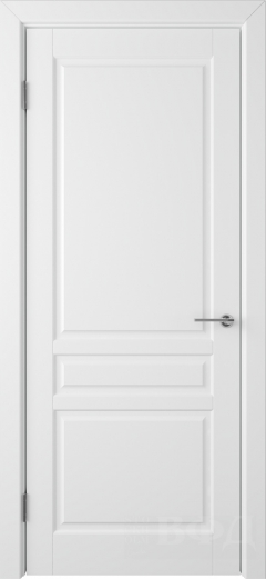 Межкомнатная дверь Стокгольм 56ДГ0 Белая эмаль