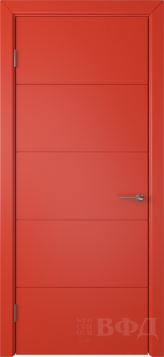 Межкомнатная дверь Тривиа 50ДГ07 Красный