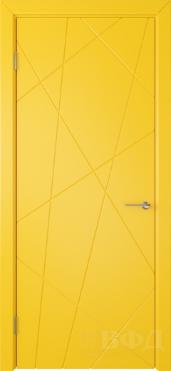 Межкомнатная дверь Флитта 26ДГ08 Желтый