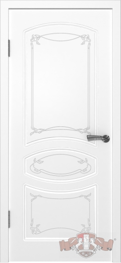 Межкомнатная дверь Версаль 13ДГ0 Белая эмаль