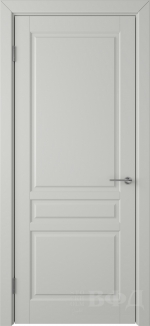 Межкомнатная дверь Стокгольм 56ДГ02 Светло серый