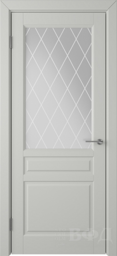 Межкомнатная дверь Стокгольм 56ДО02 Светло серый