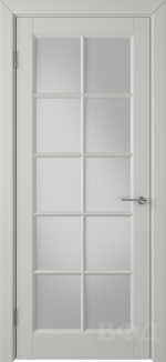 Межкомнатная дверь Гланта 57ДО02 Светло серый