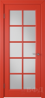 Межкомнатная дверь Гланта 57ДО07 Красный