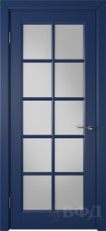 Межкомнатная дверь Гланта 57ДО09 Синий