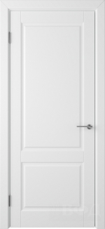 Межкомнатная дверь Доррен 58ДГ0 Белая эмаль