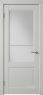 Межкомнатная дверь Доррен 58ДО02 Светло серый