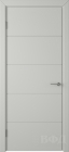 Межкомнатная дверь Тривиа 50ДГ02 Светло серый
