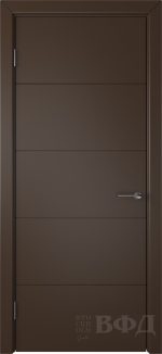 Межкомнатная дверь Тривиа 50ДГ05 Шоколад