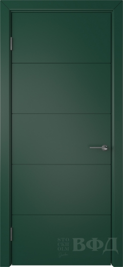 Межкомнатная дверь Тривиа 50ДГ10 Зеленый