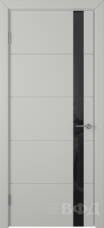 Межкомнатная дверь Тривиа 50ДО02 Светло серый