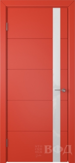 Межкомнатная дверь Тривиа 50ДО07 Красный