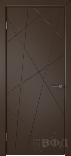 Межкомнатная дверь Флитта 26ДГ05 Шоколад