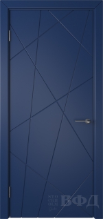 Межкомнатная дверь Флитта 26ДГ09 Синий