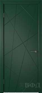 Межкомнатная дверь Флитта 26ДГ10 Зеленый