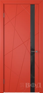 Межкомнатная дверь Флитта 26ДО07 Красный