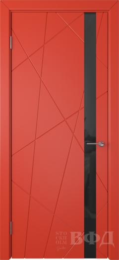 Межкомнатная дверь Флитта 26ДО07 Красный