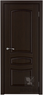 Межкомнатная дверь Порто-3 ДГ Темный шоколад