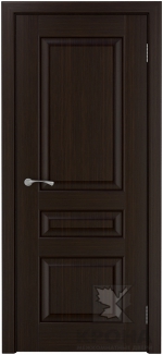 Межкомнатная дверь Порто-6 ДГ Темный шоколад
